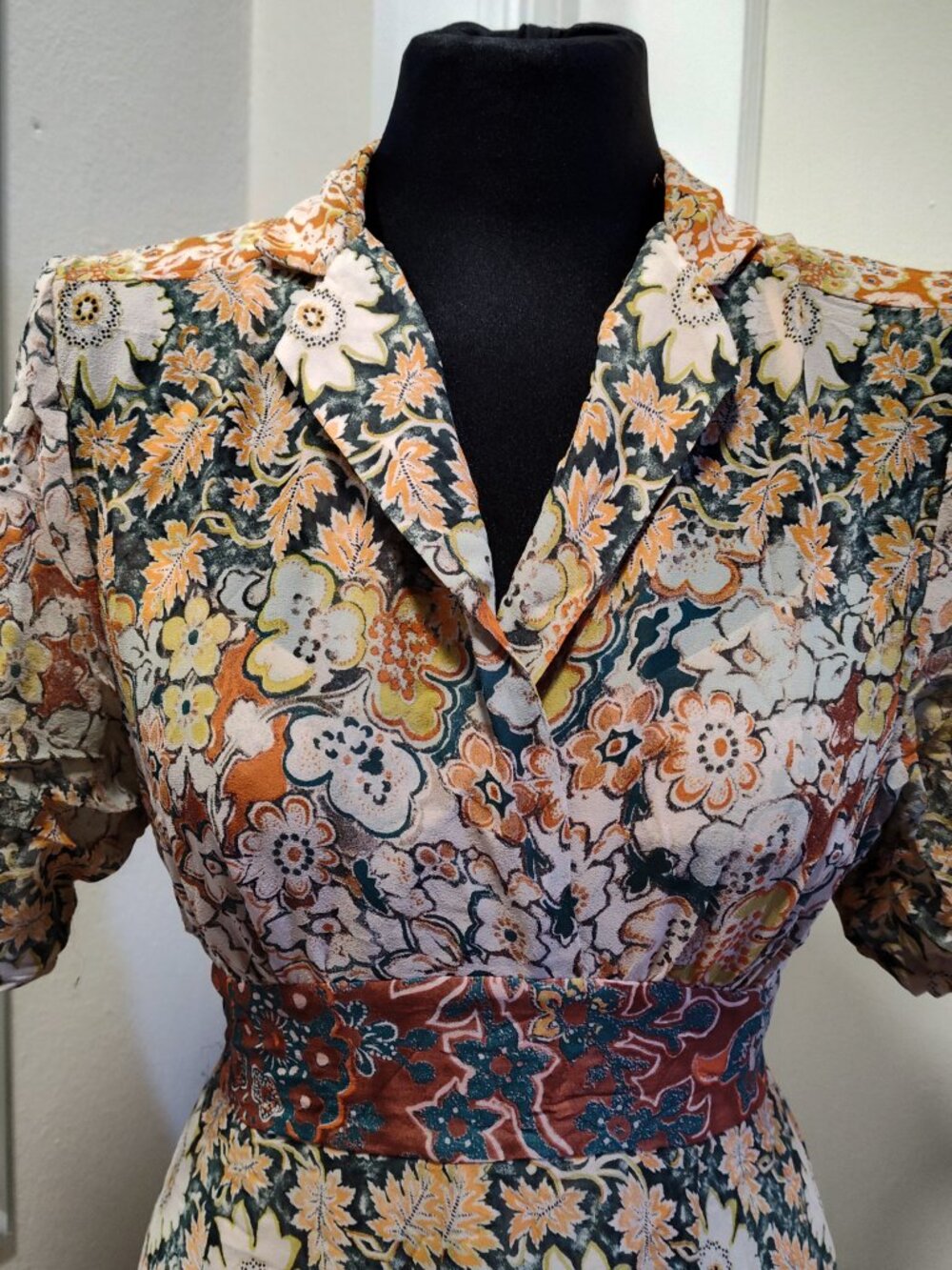 Floral Silk Maxi Dress Moulinette Soeurs - Picture 5 of 9